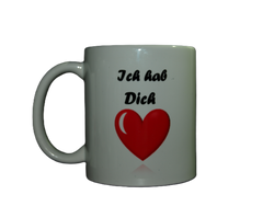 Personalisierte Keramiktasse mit Aufdruck 350 ml